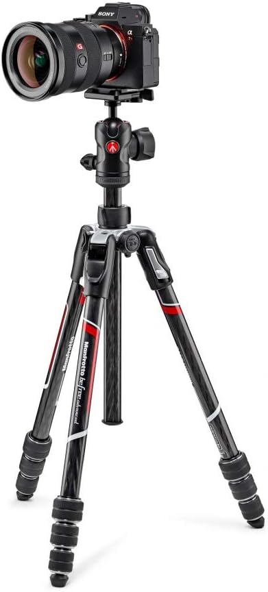 Manfrotto Befree Advanced Kamerastativ-Kit, mit Twist-Verschluss, tragbares und kompaktes Reisestati