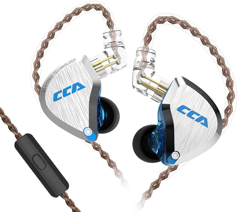 CCA C12 5BA 1DD Stereo Bass Kopfhörer In Ear Kopfhörer mit Kabel Noise Cancelling Sport Earbuds Head