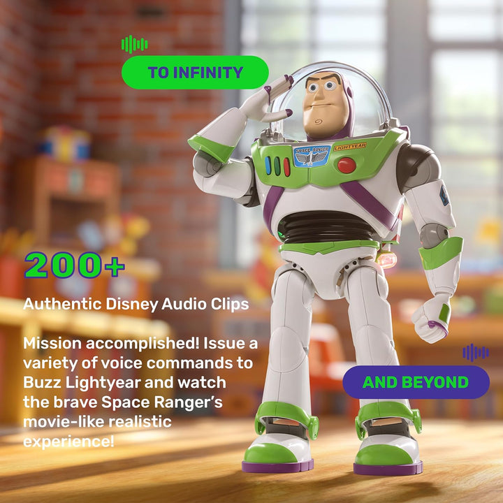 Robosen Buzz Lightyear Interaktiver Roboter – Sprach- & App-gesteuertes Spielzeug mit realistischen