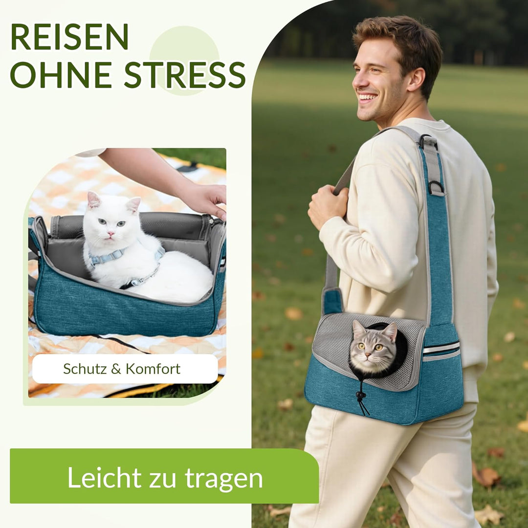 ALLSOPETS Hundetasche Tragetuch Hund Schultertasche Katzentragetasche Haustiere Tasche für Katzen un