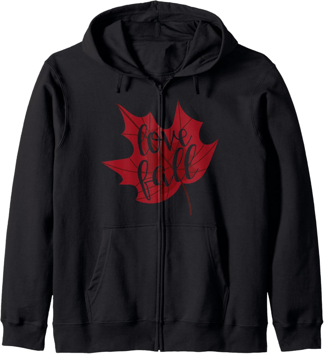 Love Fall Autumn Kapuzenjacke