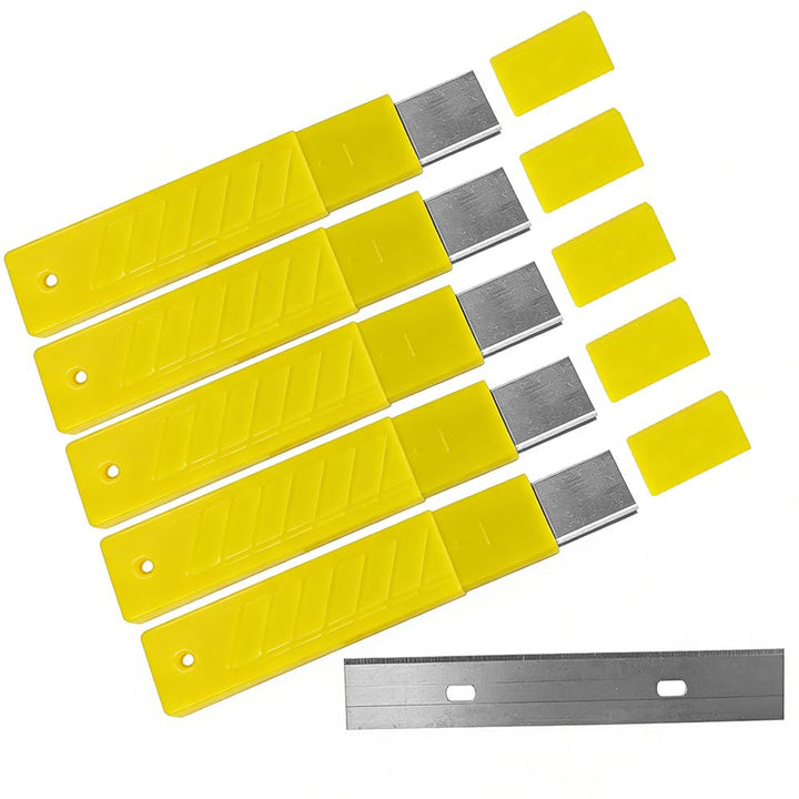 10 Stück Ersatzklingen für Schaber 100mm Klinge für Fenster Tapetenschaber Klingen Carbon Stahl (50)