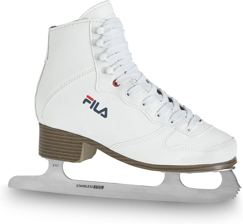 FILA Damen Eve Ace Kunstlaufschlittschuh Eiskunstlauf & Eislaufen | Edelstahlkufe | Starker Halt & h