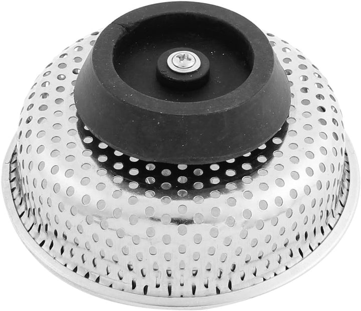 sourcing map Abflusssieb Haus Küche Edelstahl Abfluss Waschbecken Sieb Filter Stopper 83mm Dmr de