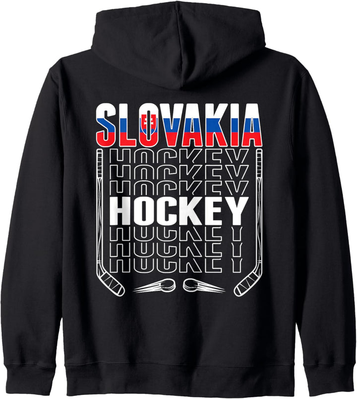 Slowakei Eishockey-Fans Trikot – Unterstützung des Slowakischen Hockey-Teams Kapuzenjacke