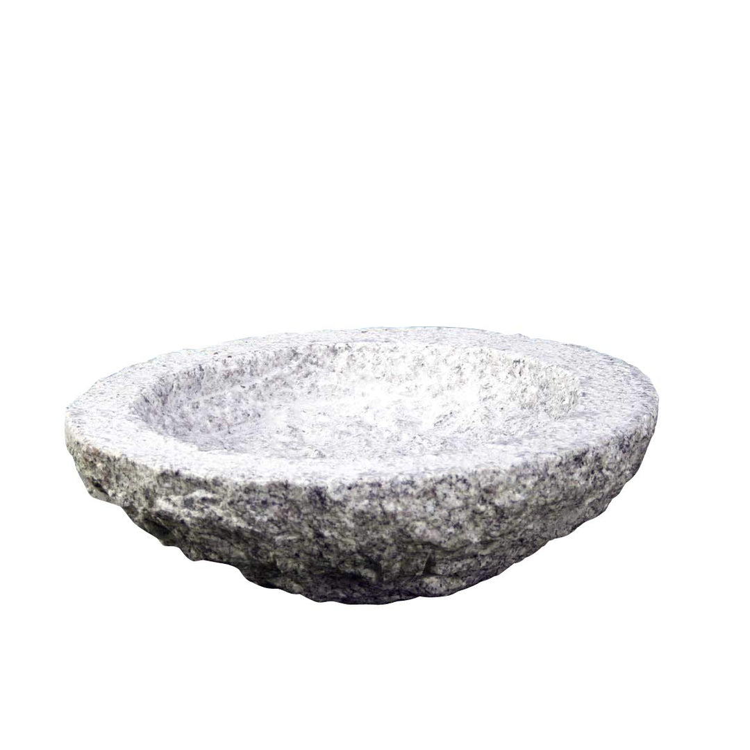 Gebrüder Lomprich Vogelbad aus Granit in Schalenform (ohne Vögele), ohne Vögele