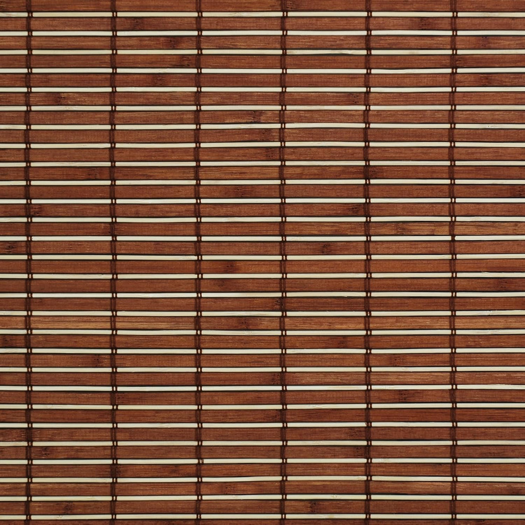 Holzrollo Breite 90 cm Länge 220 cm Farbe Natur oder braun Seitenzug Fenster Tür Rollos (braun), Bra