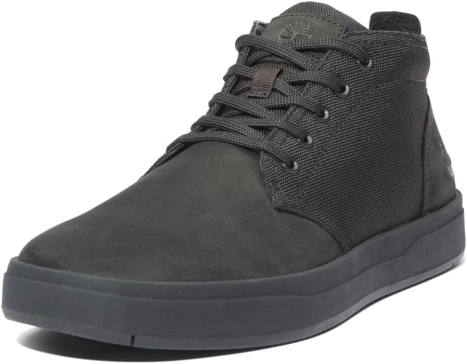 Timberland Herren Davis Square F/L Chukka Trainers and Sneakers Shoes 40 EU Schwarz, 40 EU Schwarz