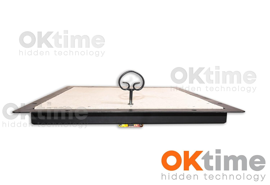 Schachtabdeckung 700 mm x 600 mm Seitenscharniere - Bodenluke Schachtdeckel Revisionsschacht Kanalsc