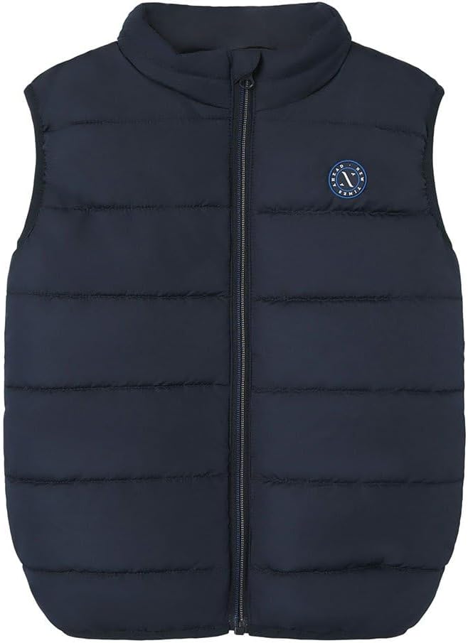 NAME IT Jungen Nkmmylane Vest Noos Pufferweste, Dark Sapphire
