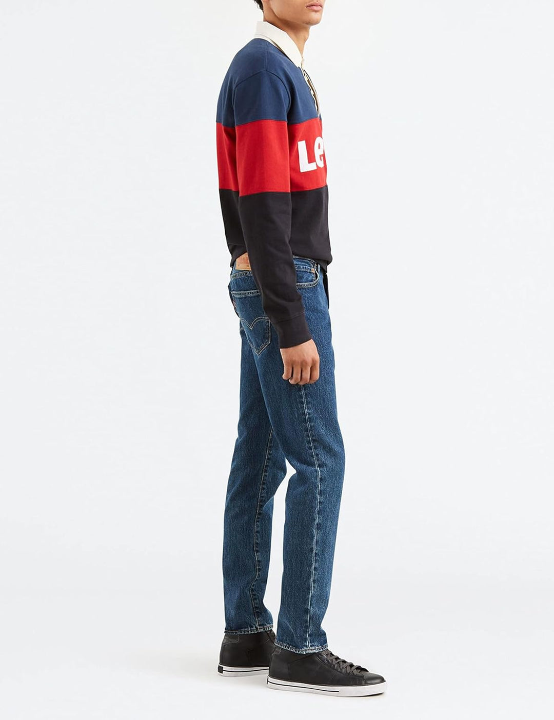 Levi's Herren Jeanshose 501 Original mit Knopfleiste, Straight Fit 38W / 32L Stonewash, 38W / 32L St