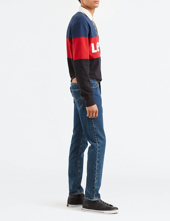 Levi's Herren Jeanshose 501 Original mit Knopfleiste, Straight Fit 38W / 32L Stonewash, 38W / 32L St