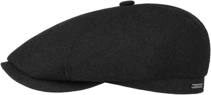 Stetson Brooklin Wool Cashmere Flatcap Herren - Made in EU - Mütze mit Futter aus Baumwolle - Unifar