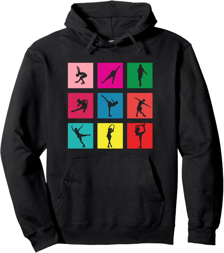 Eislaufen Schlittschuhlaufen Eiskunstlaufen Eiskunstläuferin Pullover Hoodie