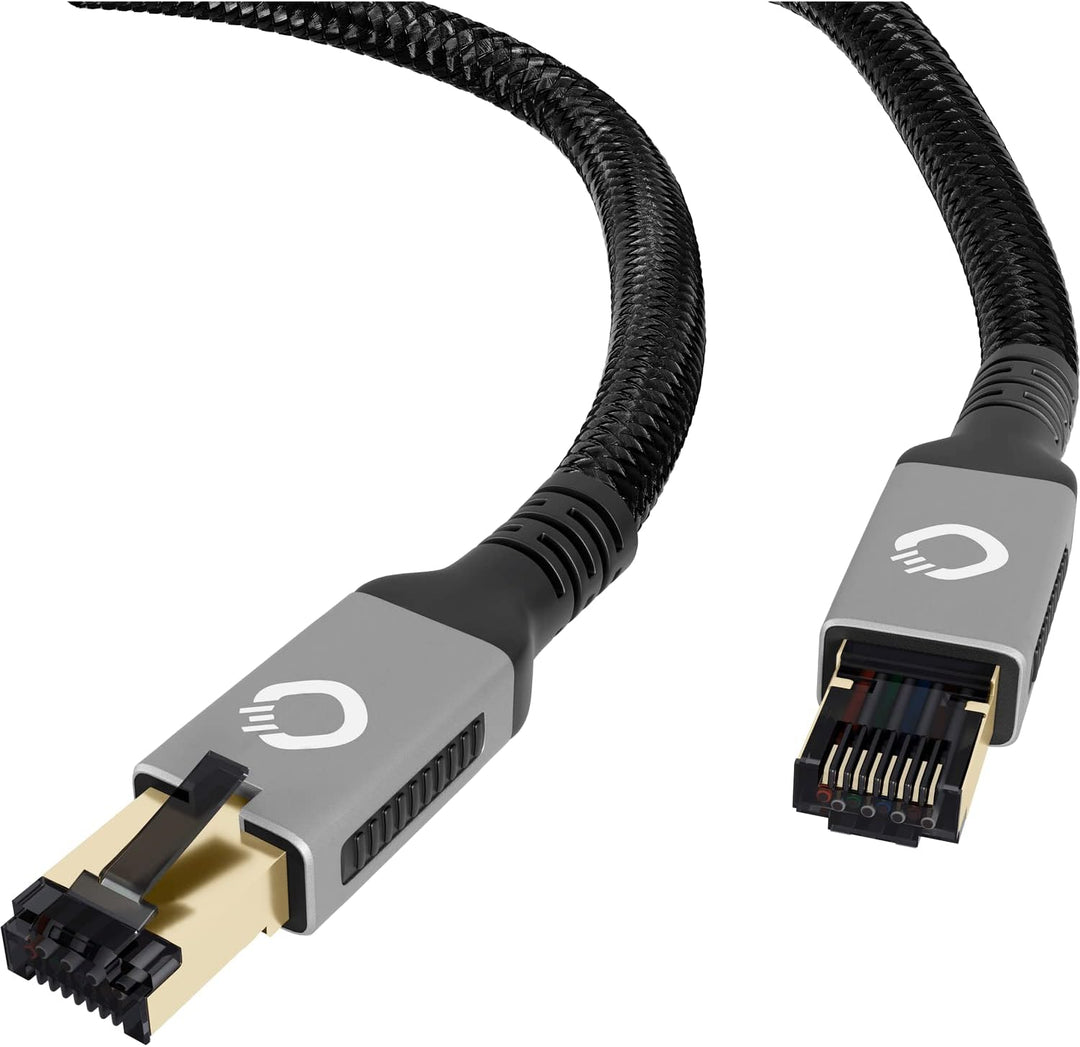 Oehlbach Stream Primus - State of The Art - High End CAT 8.1 Streaming Netzwerkkabel 40 Gbits RJ45 3