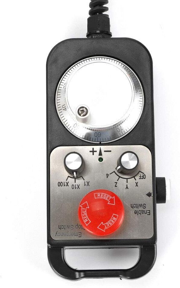 Impulsgenerator, Universal 4-Achse MPG Anhänger Handrad Controller mit Not-Aus Handregler Linientrei