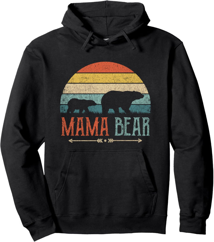 Mama Bär Muttertag Witziges Geschenk Mutter Mama Bear Pullover Hoodie