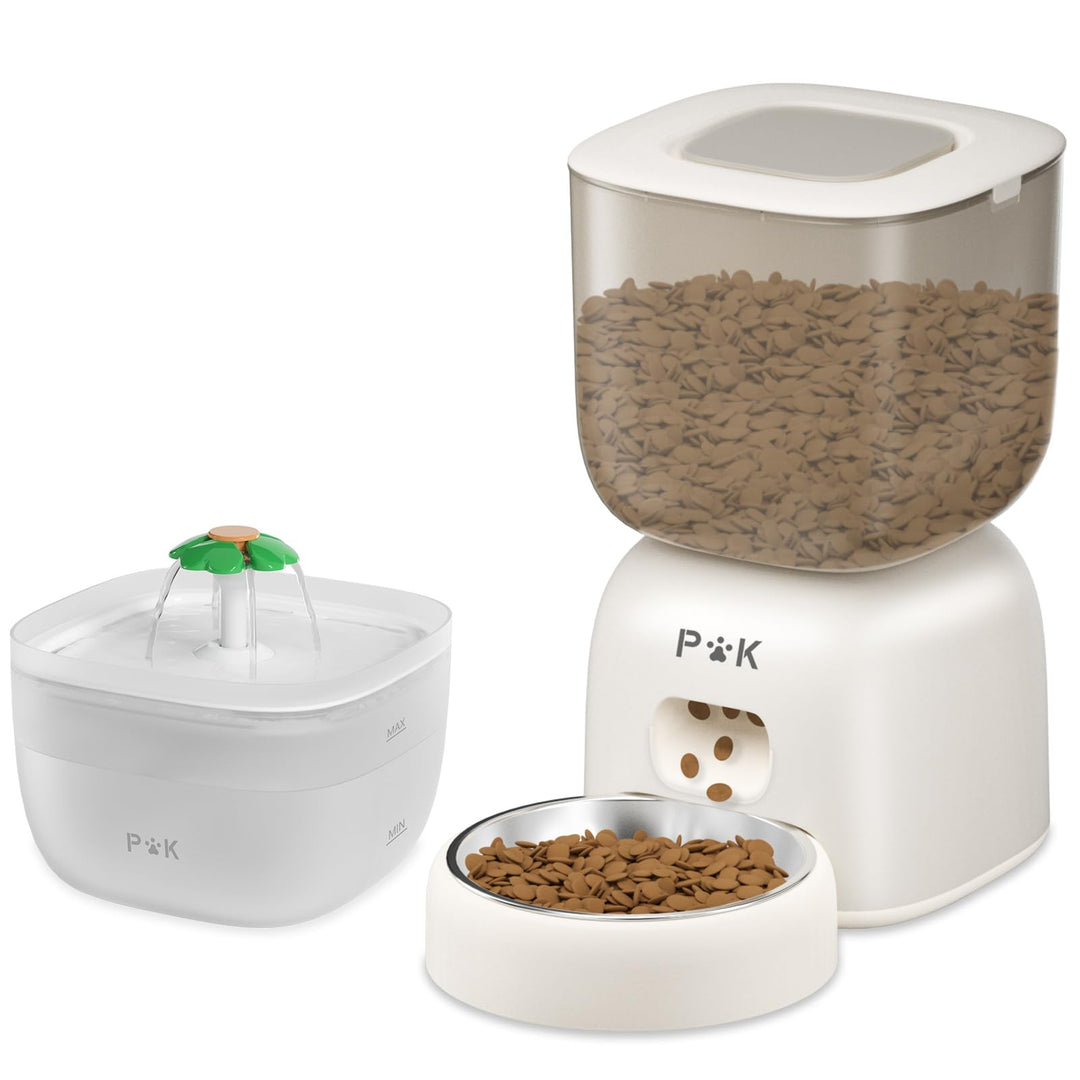 PUPPY KITTY Futterautomat Katze, 180 Tage Lange Batterielebensdauer, Leicht zu reinigen, 10S Spracha
