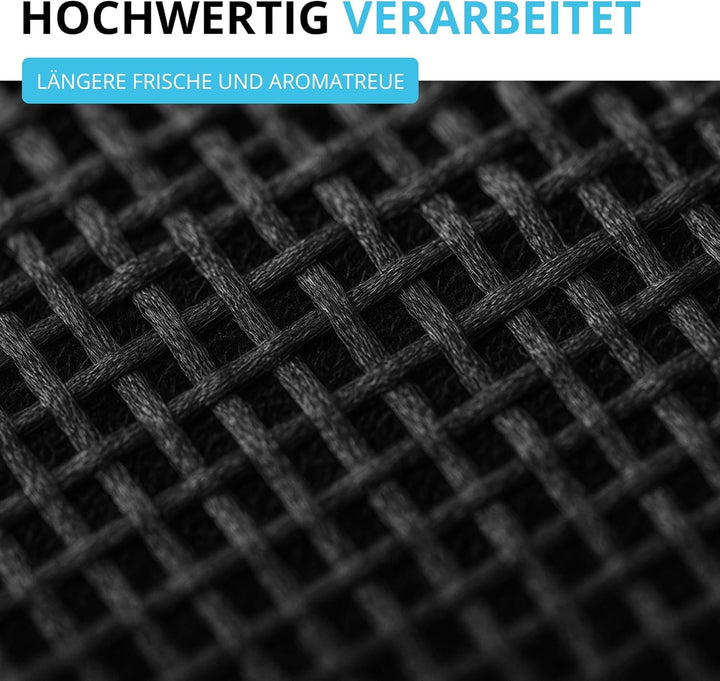 Filter Set für Miele Active AirClean Filter 7236280 / KKF-RF | Kühlschrank Luftfilter - Aktivkohlefi