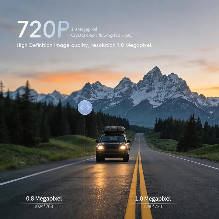 SIXWIN 720P Rückfahrkamera mit Bremsleuchte, Auto Rückfahrkamera für Mercedes-Benz V260 / V260L 2018