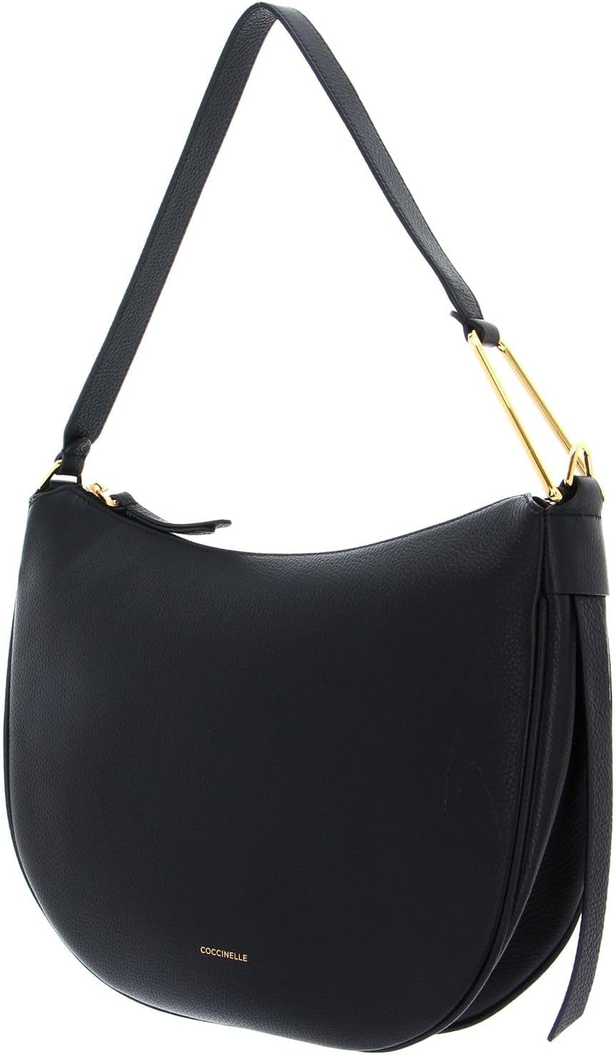 Coccinelle Priscilla Schultertasche Leder 30 cm Noir, Noir