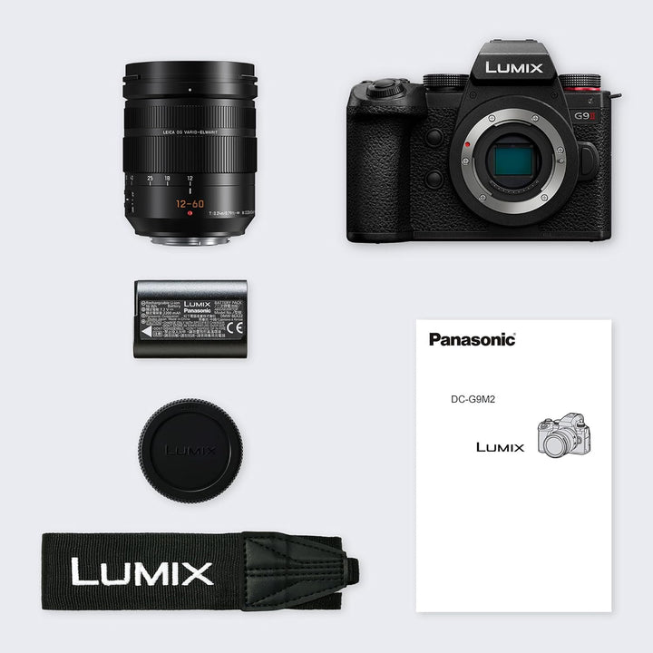 Panasonic LUMIX DC-G9M2LE Micro Four Thirds spiegellose Kamera, Leica DG Vario-Elmarit 12-60 mm F2.8