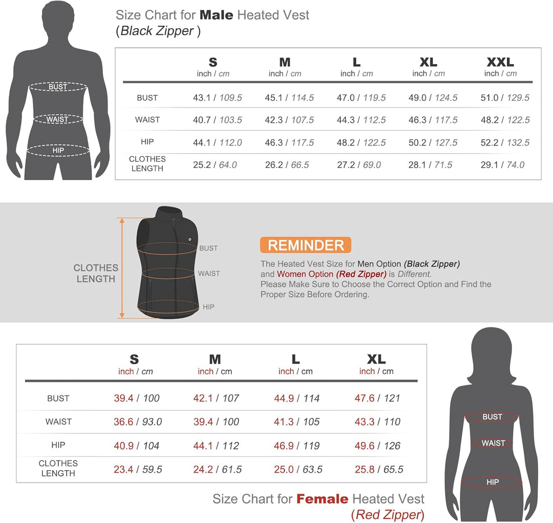 AGUG Beheizte Weste für Herren/Damen, Beheizbare Jacke Heizweste Wärmeweste Elektrisch mit 3 Stufen