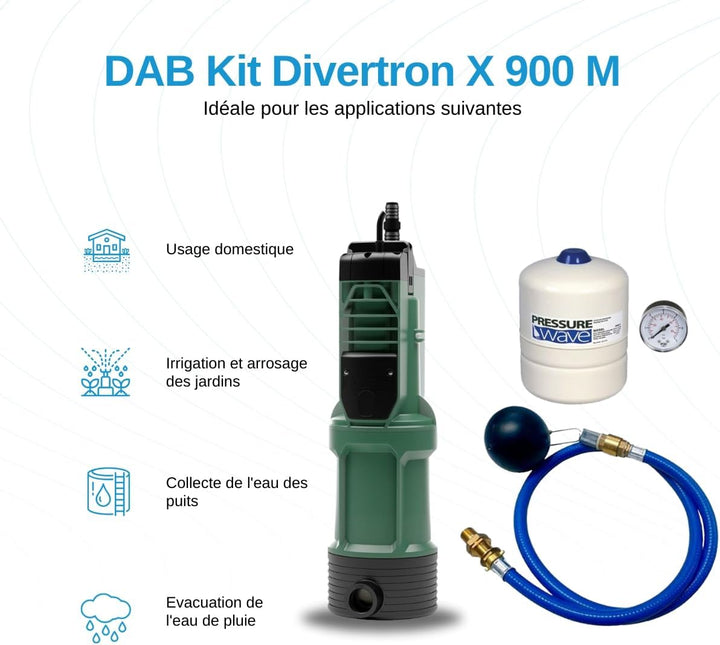 DAB Kit Divertron X 900 M Tauchdruckpumpe