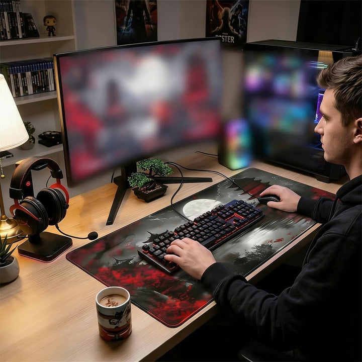 Mauspad Schreibtischunterlage Gaming Mousepad XXL 900x400mm Büro Zubehör Mouse Pad Schreibtisch Offi