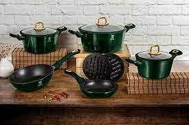 Emerald Collection BH/6066 Kochgeschirr, 12+2-teilig