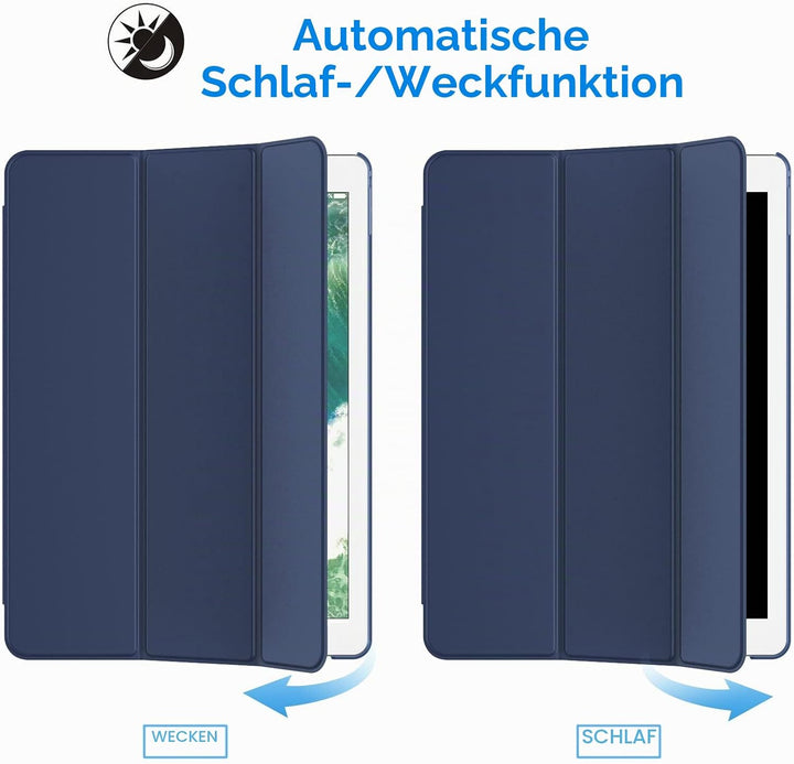 JETech Hülle für iPad Pro 12,9 (1. und 2. Generation, Modell 2015 und 2017), Schutzhülle mit Auto Sc