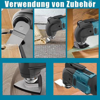 Akku Multifunktionswerkzeug für Makita 18V Akku,Multitool,Oszillierwerkzeug,600W Bürstenlos mit 22 Z
