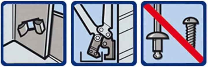 EDMA Profil 2 Rm - Verbundzange für Profile Mit Max. Breite 70mm