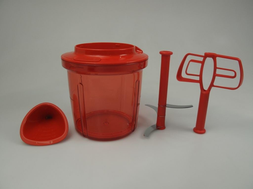 TUPPERWARE Chef ERWEITERUNG Extra-Chef 1,35 L rot Chef in Einem zerkleinern 17579