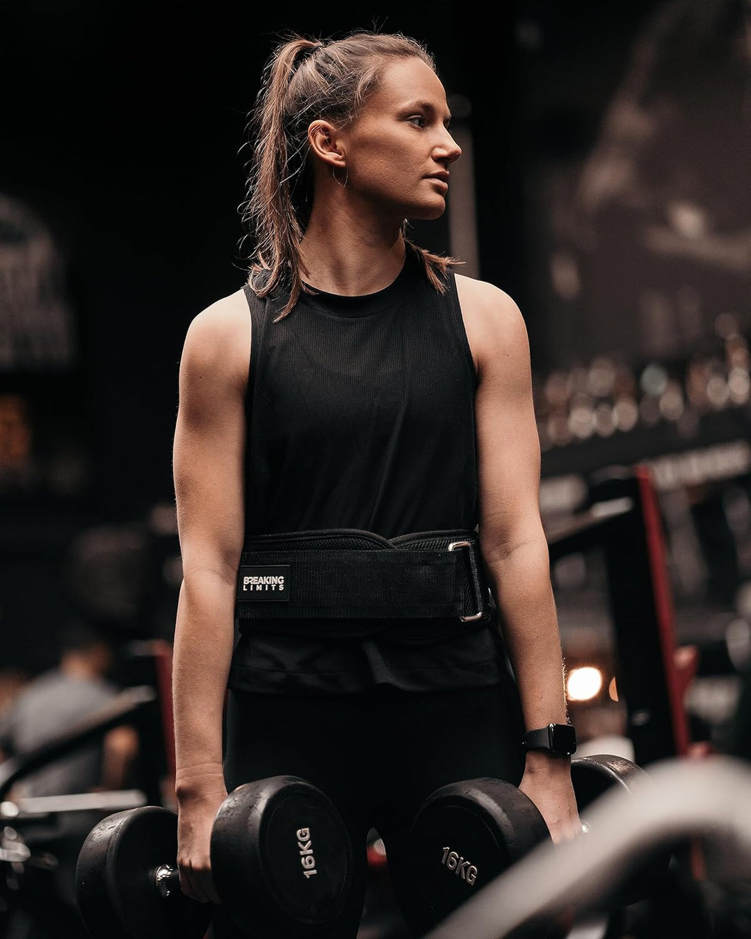 BREAKING LIMITS Gewichthebergürtel Herren & Damen - Gewichtsgürtel für Krafttraining & Gewichtheben,