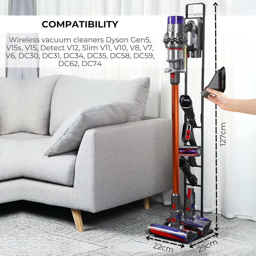 MORANGO Staubsaugerhalter kompatibel mit Dyson V15 V12 V11 V10 V8 V7 V6 - DC45/ DC35/ DC58/ DC59/ DC