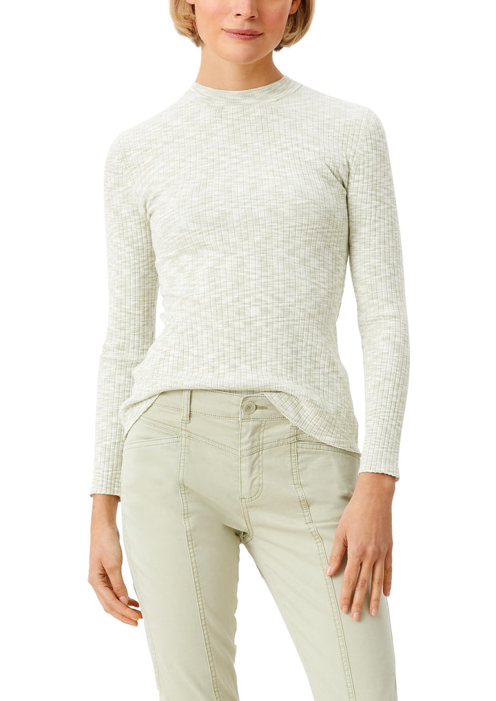 s.Oliver Damen Sweater 34 Sage Melange, 34 Sage Melange