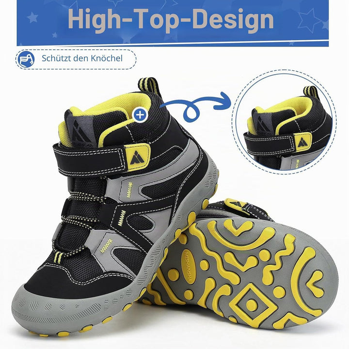 Mishansha Kinder Wanderschuhe rutschfest Trekkingschuhe Jungen Atmungsaktiv Outdoor Walkingschuhe Gr