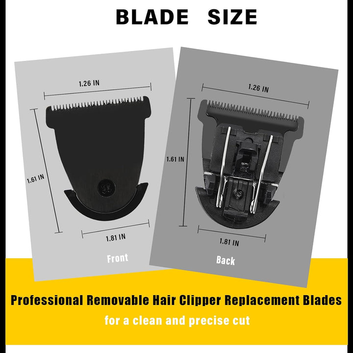 2er-Pack abnehmbare Ersatzklingen für den Haarschneider Wahl Mag 8841/8143/8700#2111 – für professio
