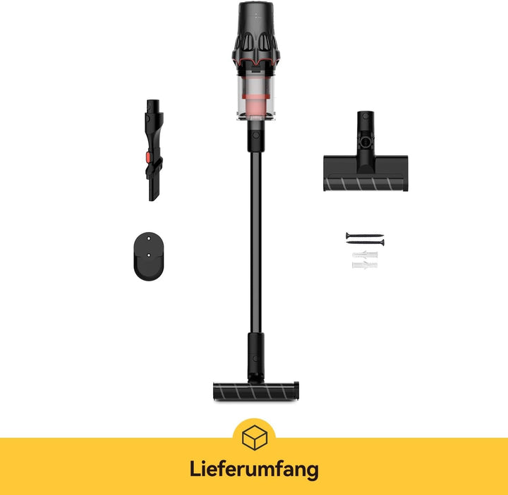 Deerma DEM-T30W Kabelloser Staubsauger 2-in-1 mit Stauberkennung, 240W Motor, 23kPa Saugkraft, HEPA-