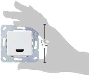 Gira 566903 HDMI Gender Changer Einsatz, reinweiss