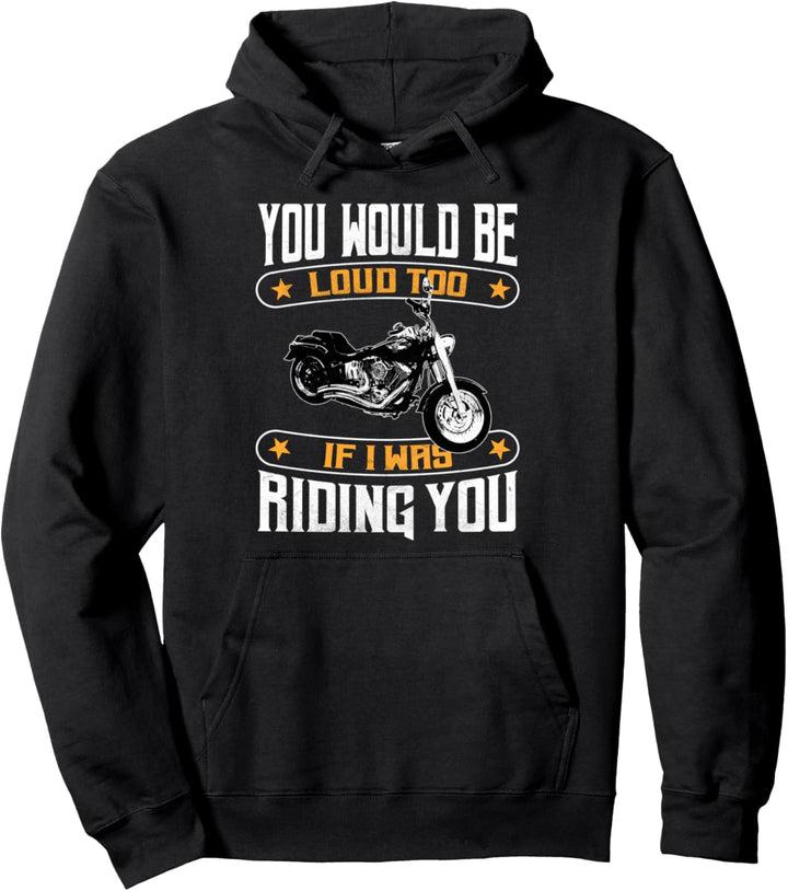Biker Gear Motorrad Geschenke, die Sie auch laut wären Pullover Hoodie