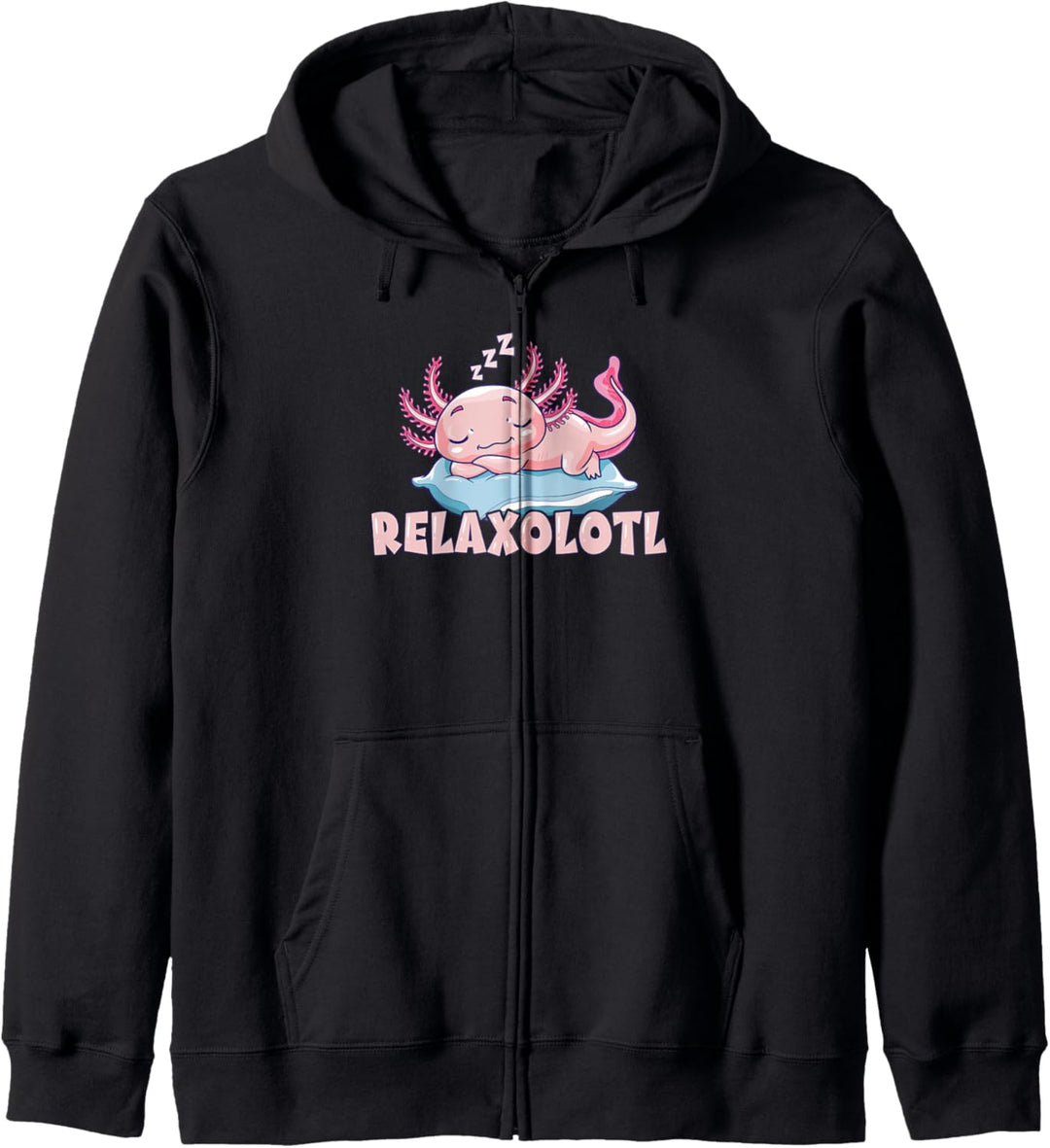 Relaxolotl Axolotl Salamander Amphibien Kapuzenjacke