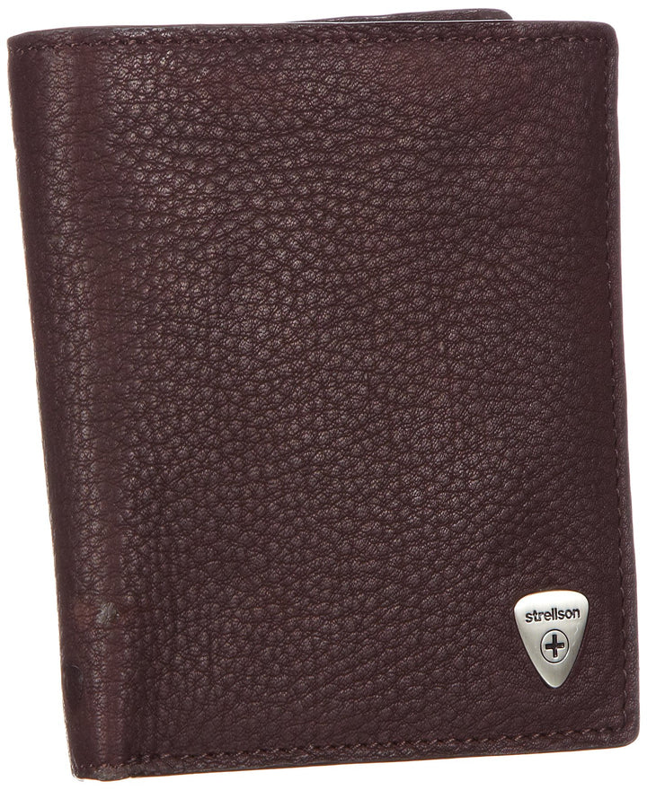 Strellson Herren Geldbeutel Harrison Brieftasche aus Leder Braun (Dark Brown 702), Braun (Dark Brown