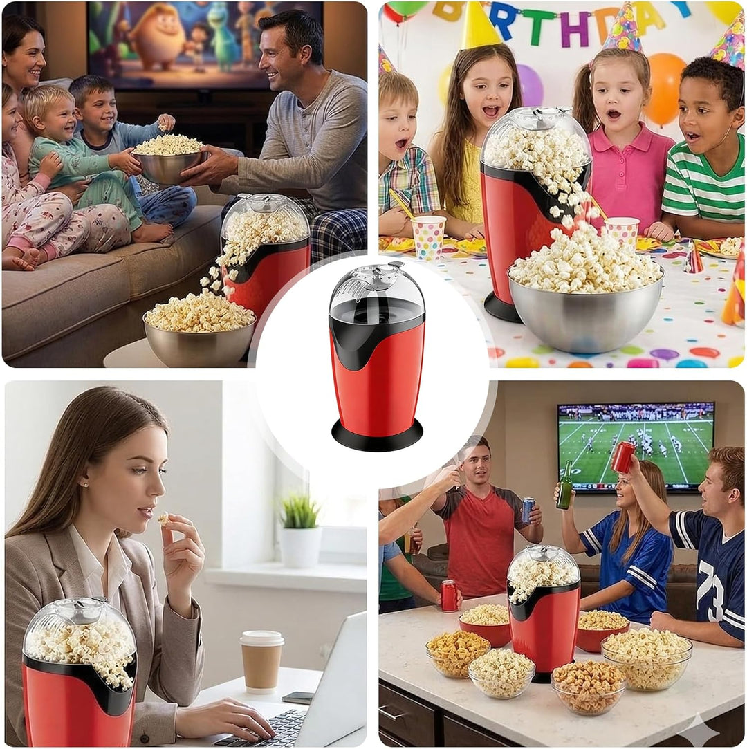 Heissluft Popcornmaschine, Heissluft Popcorn Maker, Ölfrei &amp; Fettfrei, Popcorn Maker Maschine, Gesun