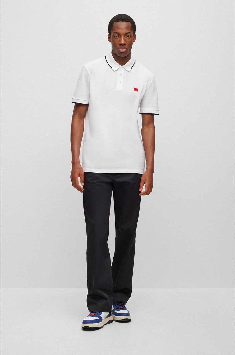 HUGO Herren Polo M Open White120, M Open White120