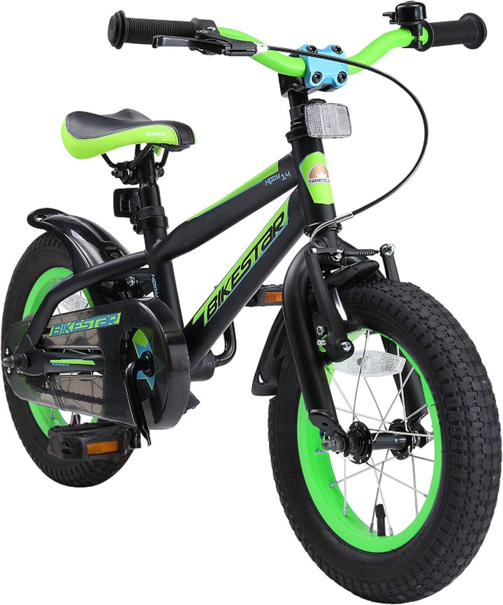BIKESTAR Kinderfahrrad 12 Zoll für Mädchen und Jungen ab 3-4 Jahre | 12er Kinderrad Mountainbike | F