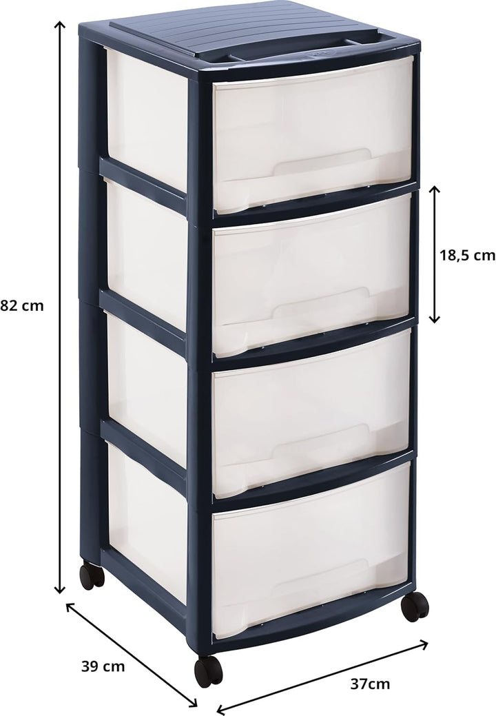 M home by Mazzei Mondex Rollwagen Schubladenrollwagen PLS6079 Rollcontainer Schubladenschrank Kunsts