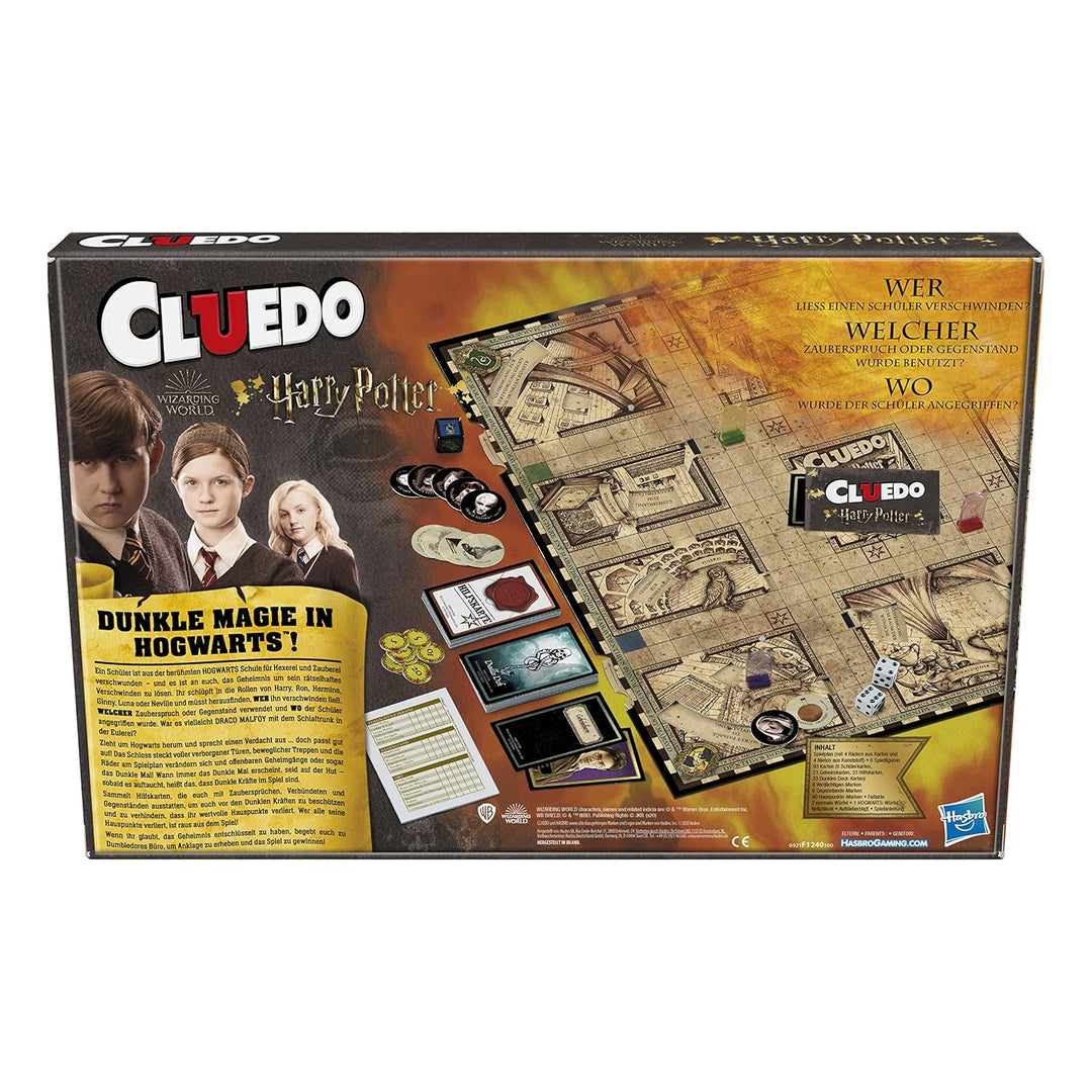 Cluedo: Wizarding World Harry Potter Edition, Detektivspiel für 3-5 Spieler, für Kinder ab 8 Jahren