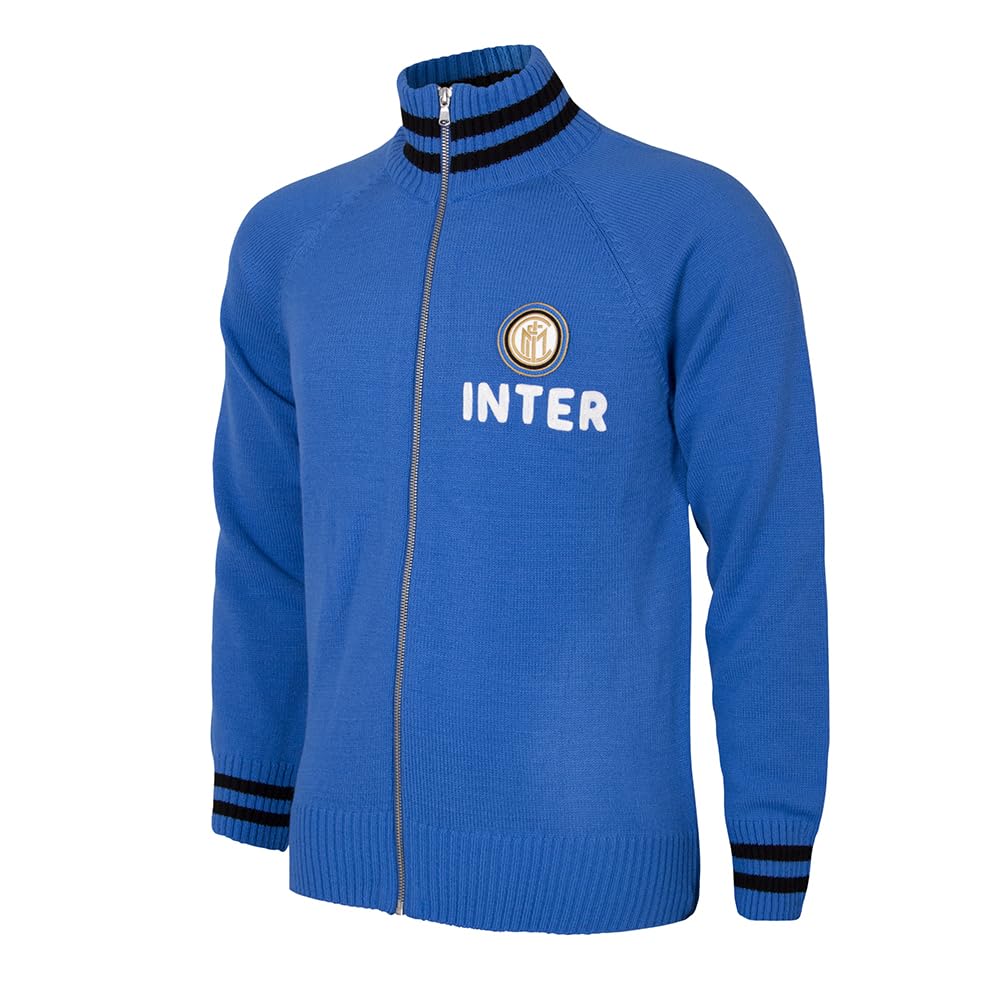 Inter 68 Retro Football Jacke, 1960-68 Unisex Erwachsene, L